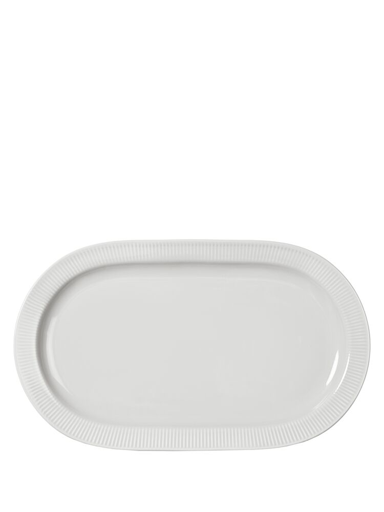 INKA SERVING PLATE, WHITE