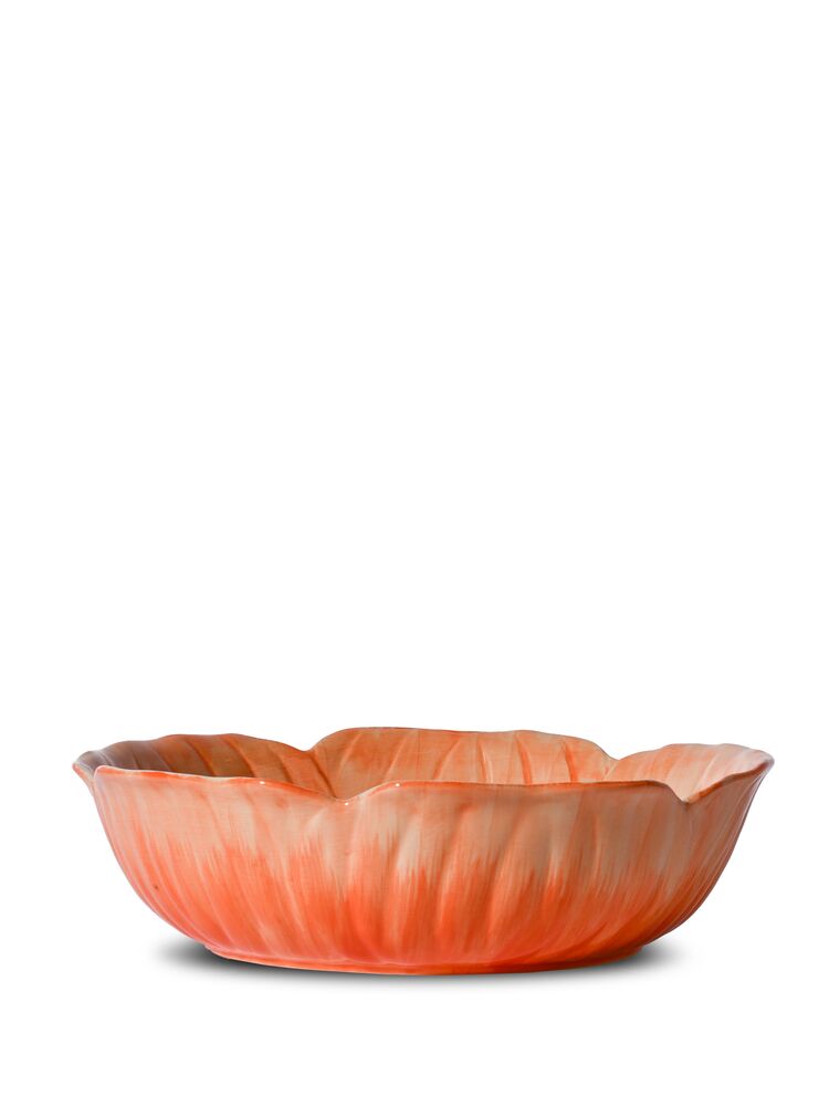BOWL POPPY L, RED