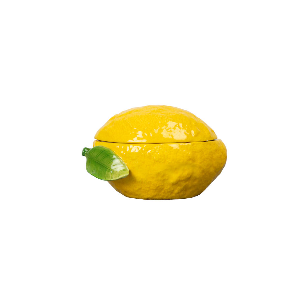 BOWL WITH LID LEMON
