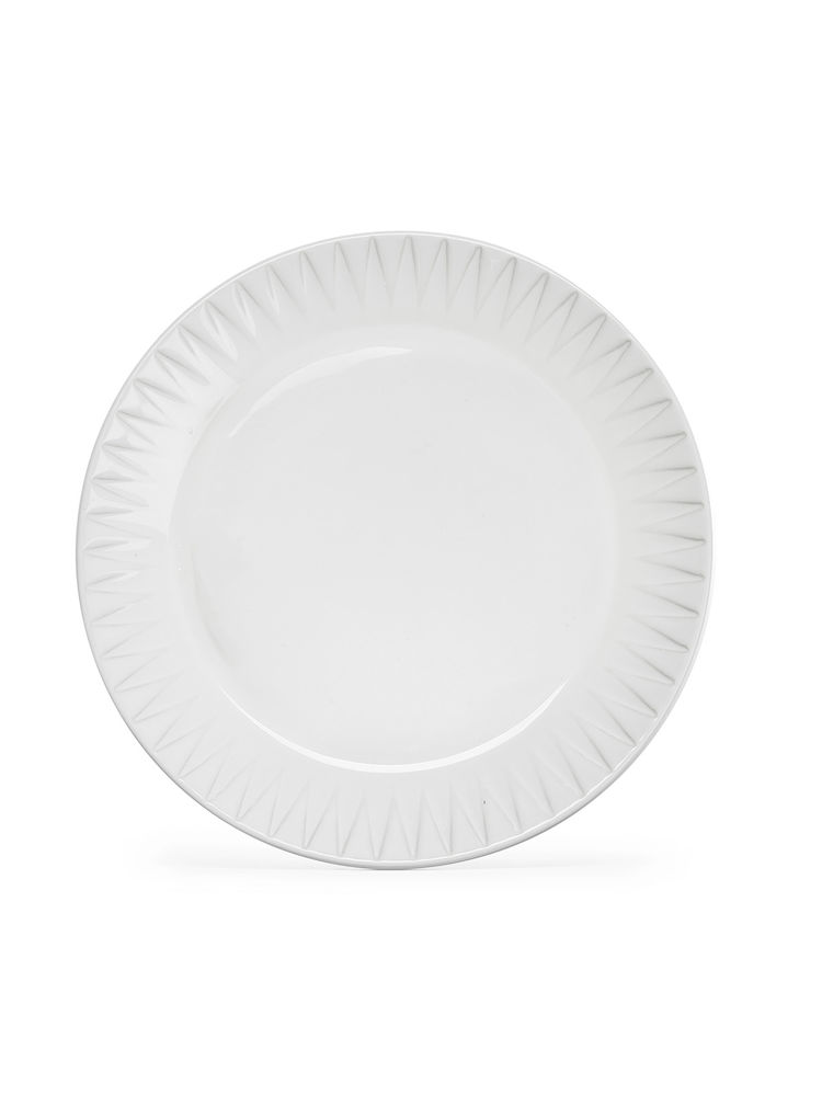 COFFEE &amp; MORE SIDE PLATE, WHITE