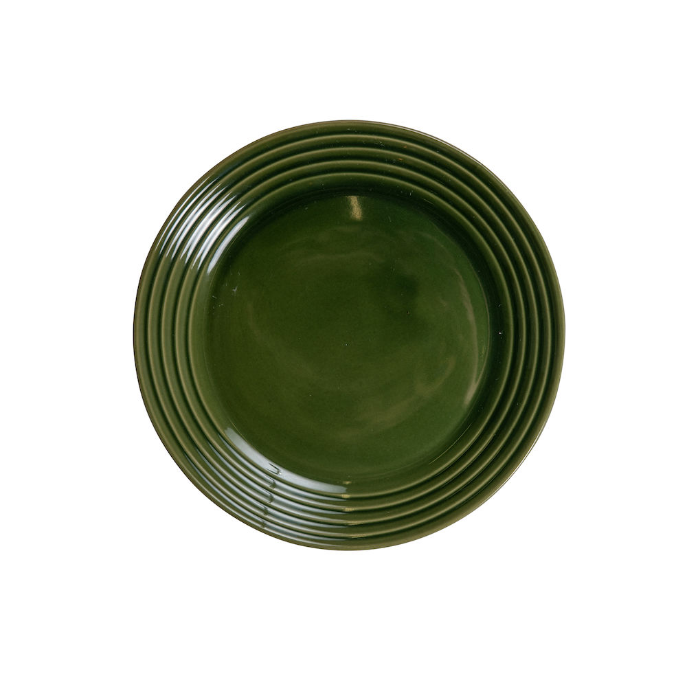 COFFEE &amp; MORE SIDE PLATE, GREEN