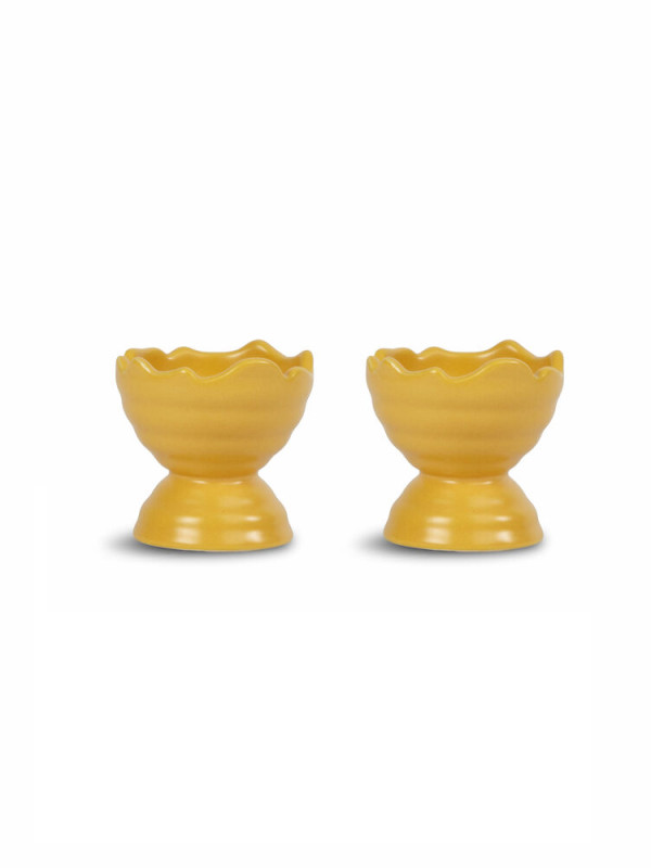 ELLEN EGG CUP, 2-PCS YELLOW