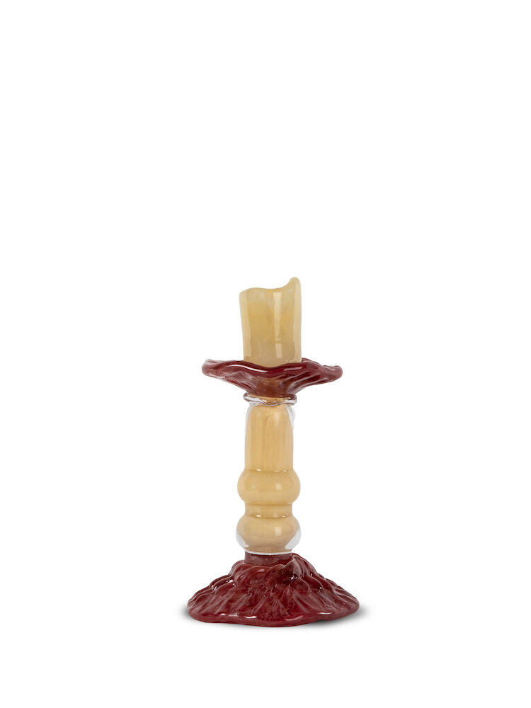 CANDLESTICK LARA S, BEIGE