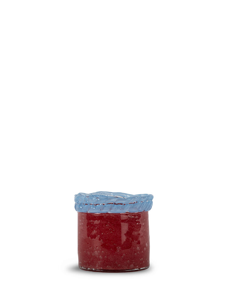 CANDLE HOLDER LARA XS, BORDEAUX