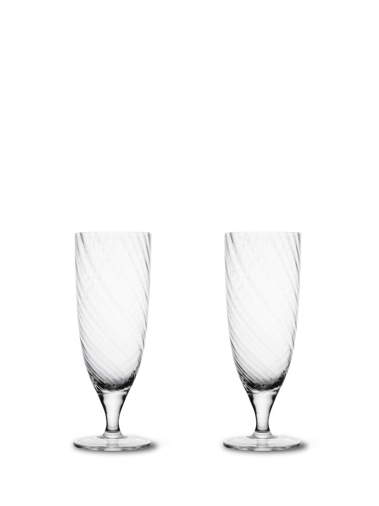 DRINKING GLASS OPACITY 2PCS/SET, CLEAR