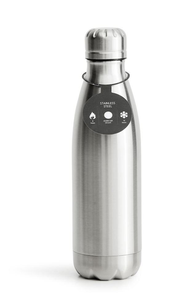 STEEL BOTTLE METAL, 50CL, 16/8H