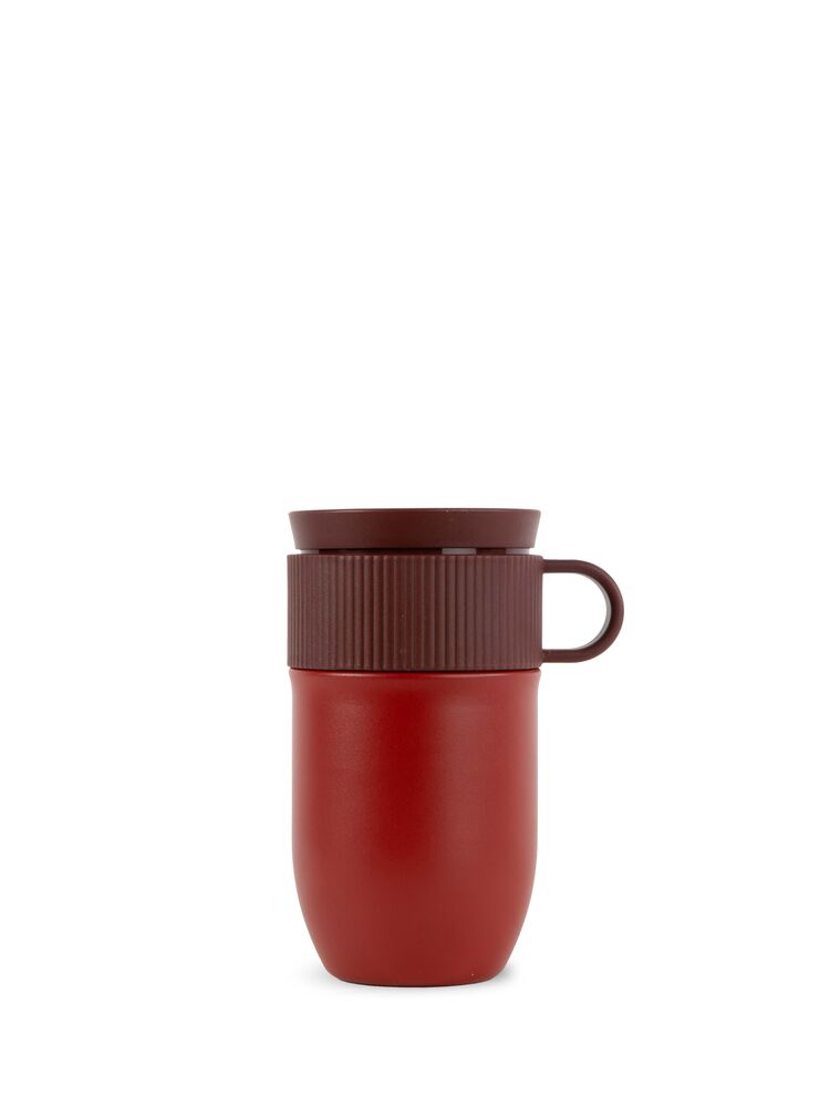 TED CAR MUG, BURGUNDY