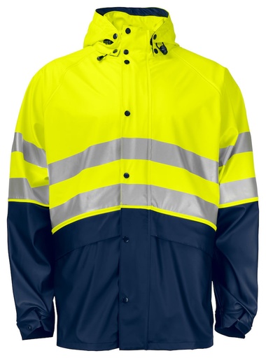 [646431] 6431 RAINJACKET SHORT EN ISO 20471