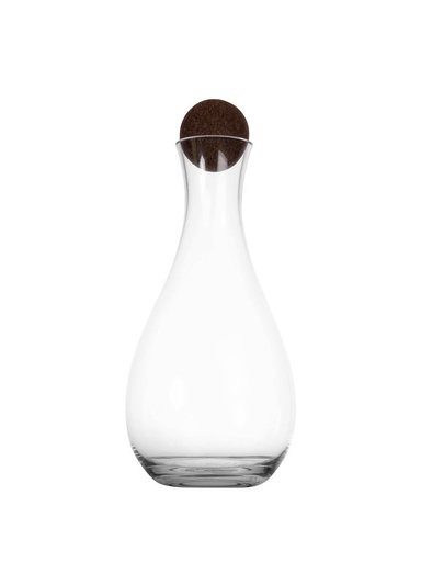 [5018325] NATURE WINE CARAFE WITH CORK STOPPER