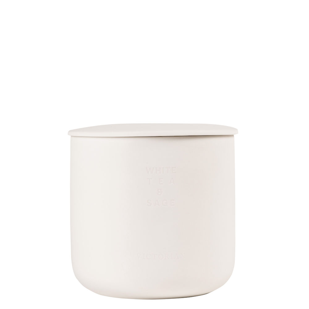 Candle White Tea &amp; Sage 12x12cm