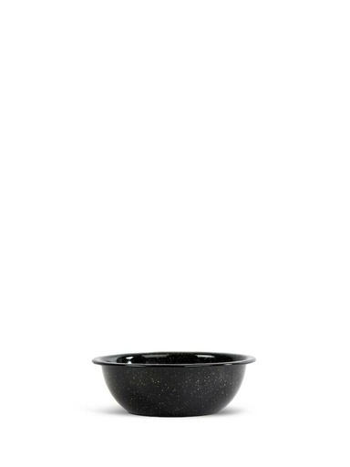 [5018413] DORIS ENAMEL BOWL, BLACK