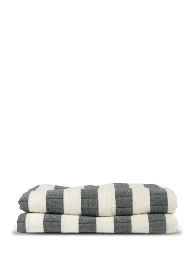 [5018599] EMILIE THROW, BLACK/WHITE