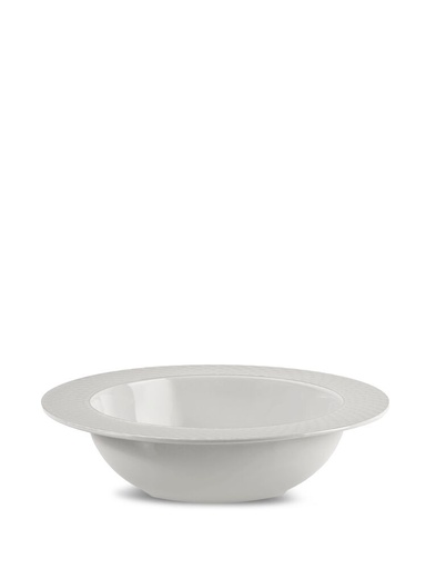 [5018641] COFFEE &amp; MORE DEEP PLATE, WHITE