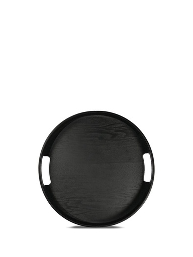[5018668] HANNA ROUND TRAY, BLACK