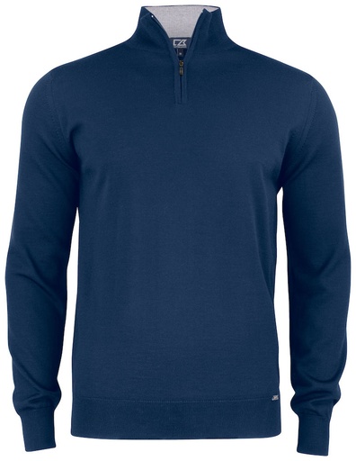 [355420] EVERETT HALF ZIP SWEATER