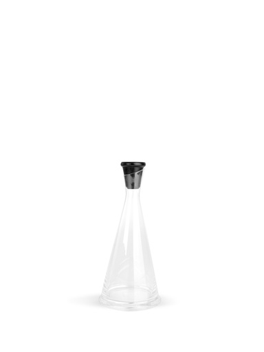 [5018781] GURKEN OIL-/VINEGAR CARAFE, CLEAR/BLACK