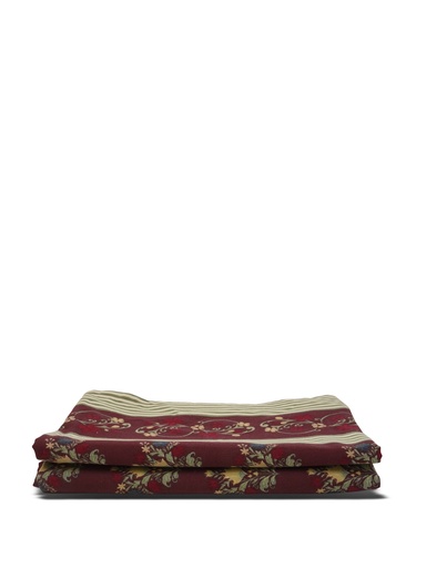 [5018823] LINNEA TABLE CLOTH, MIXED BORDEAUX