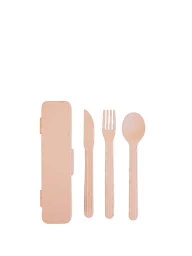 [5018802] TINA TO GO CUTLERY SET, PINK